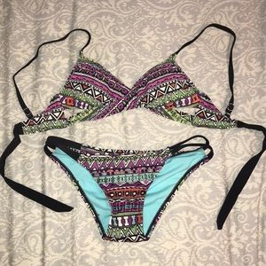 The bikini lab patterned swimsuit